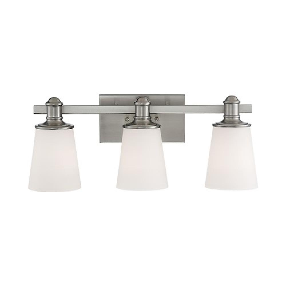 Cimmaron 3-Light Vanity Satin Nickel